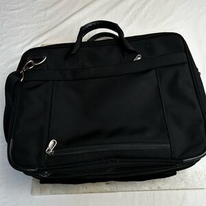 Briggs & Riley Black Men's Professional Briefcase expandable